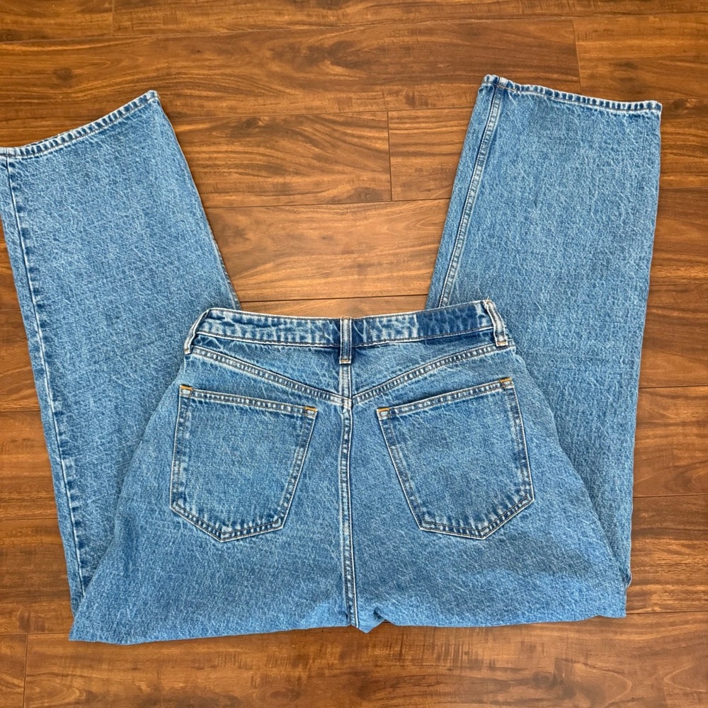 Abercrombie & Fitch The Loose High Rise Jeans Womens 29/8R Curve Love Wide Leg - Picture 4 of 9
